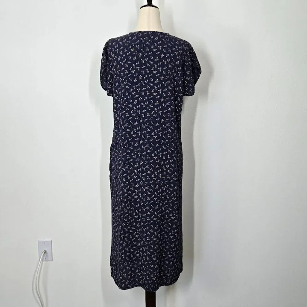 MADEWELL easy midi dress in spring fling Sz S - Picture 7 of 11